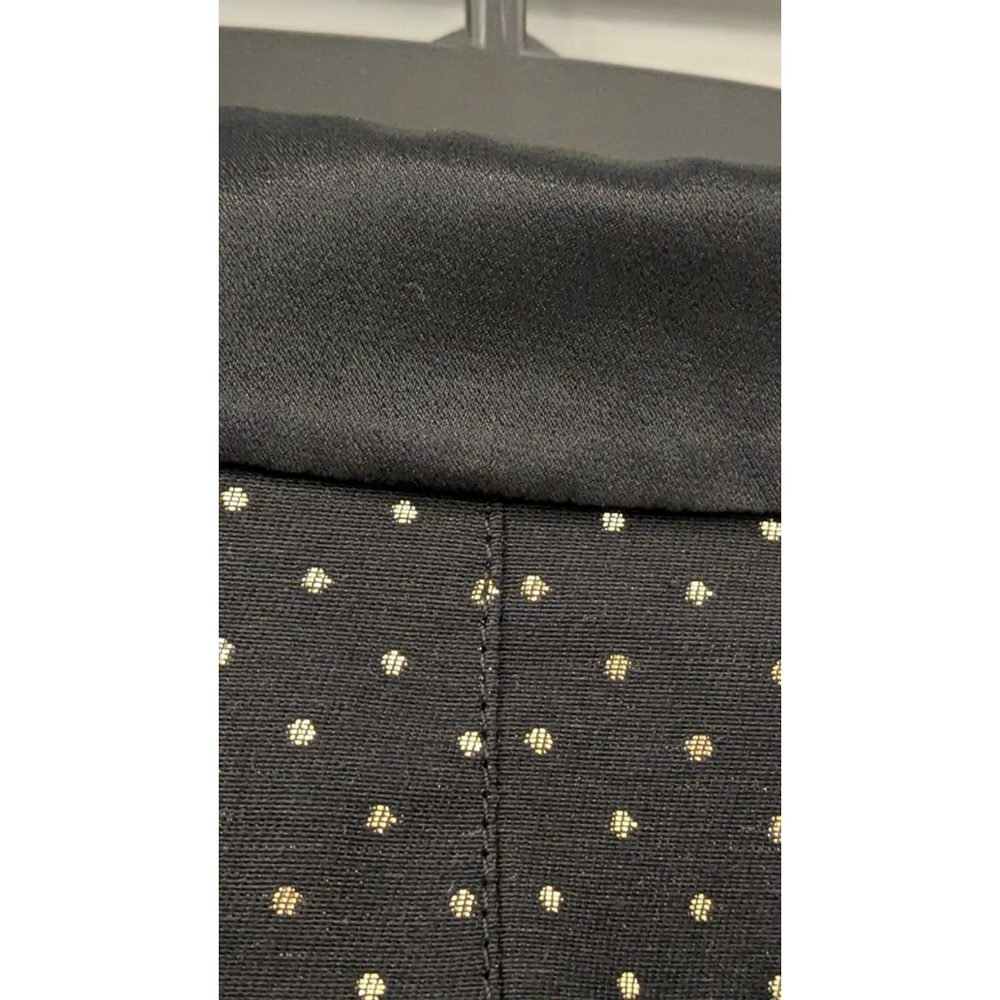Women's Karen Millen Black & Gold Polka Dot Cropped Blazer US 4 - Picture 10 of 15